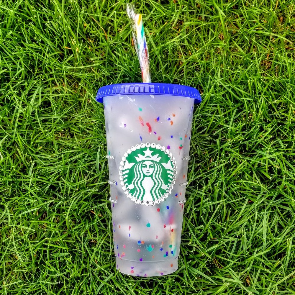 Starbucks Color Changing Cups - Bling Confetti